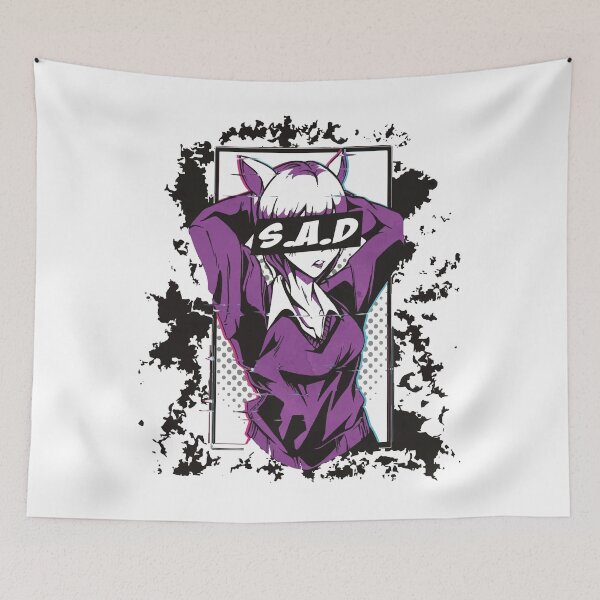 Item preview, Anime Girl Cosplay Kitten Is Sad designed and sold by HumbleShirt.