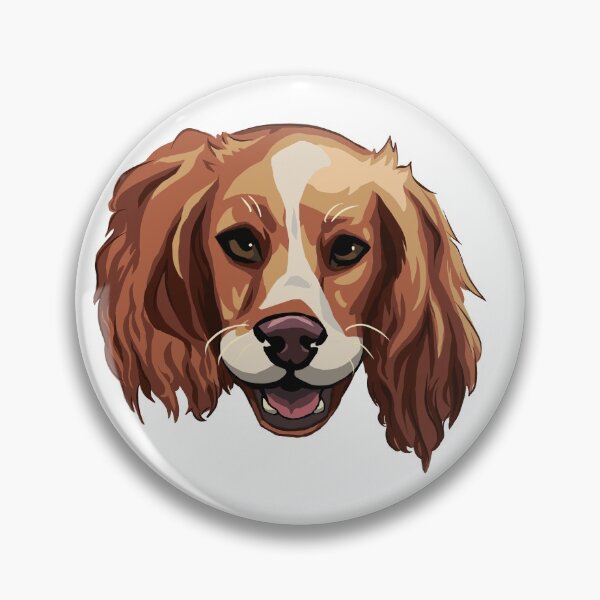 Item preview, Red Cocker Spaniel Face Sticker designed and sold by 10six.
