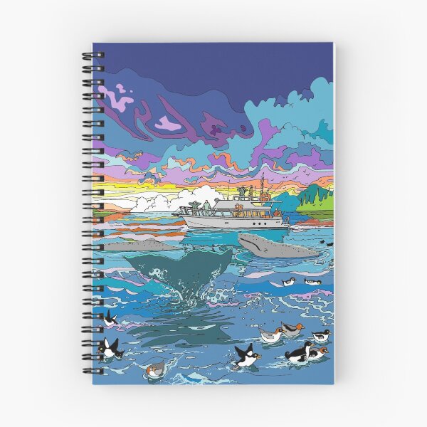 Item preview, Whalewatching at dusk designed and sold by BalbinaStudio.