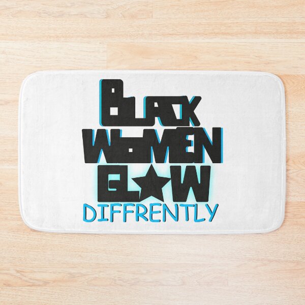 Item preview, Black Women Glow Differently designed and sold by bahicharafe.