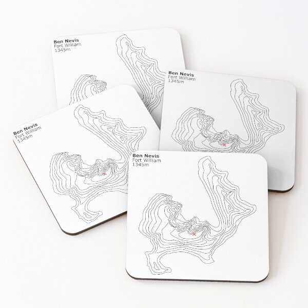 Item preview, Ben Nevis Mountain Contours designed and sold by ZakPage.