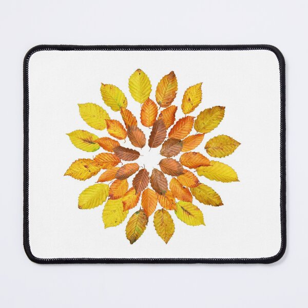 Item preview, Autumn Leaves Mandala - Hornbeam designed and sold by Micro-cosmic.