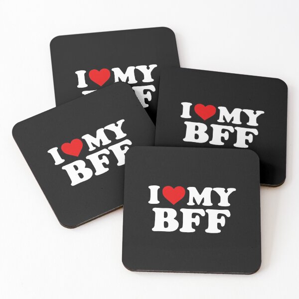 Item preview, I Love My Bff Best Friend Forever Red Heart designed and sold by stagnittae.