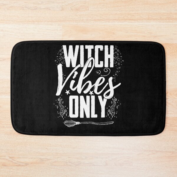 Item preview, Witch Vibes Only Witchy Witches Broom Witch Bells Spells designed and sold by Nessshirts.