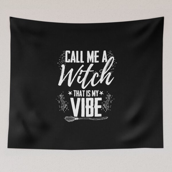 Item preview, Call Me A Witch That Is My Vibe Witches Broom Witch-trials designed and sold by Nessshirts.