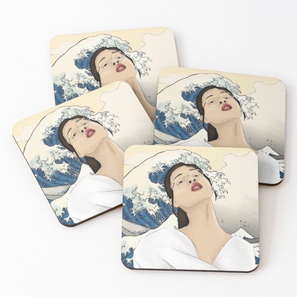 Item preview, The great wave portrait designed and sold by maddison bennetts.