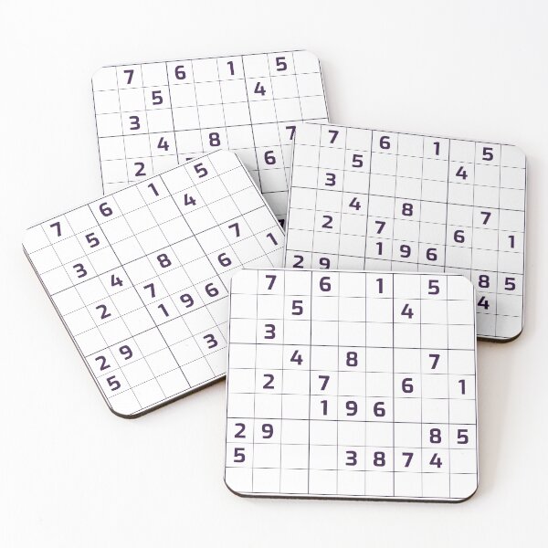 Item preview, Sudoku Puzzle Black and White | Puzzle #1 designed and sold by beanibooi.