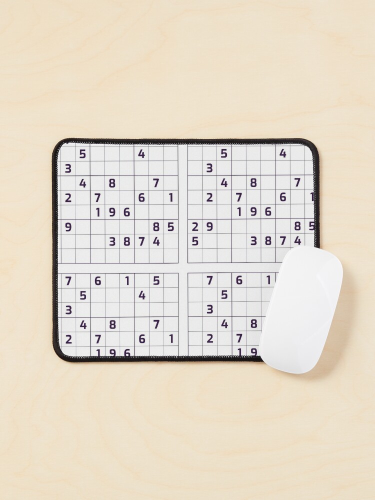 Sudoku Puzzle Blue and White, Puzzle #1 Art Board Print for Sale by  beanibooi