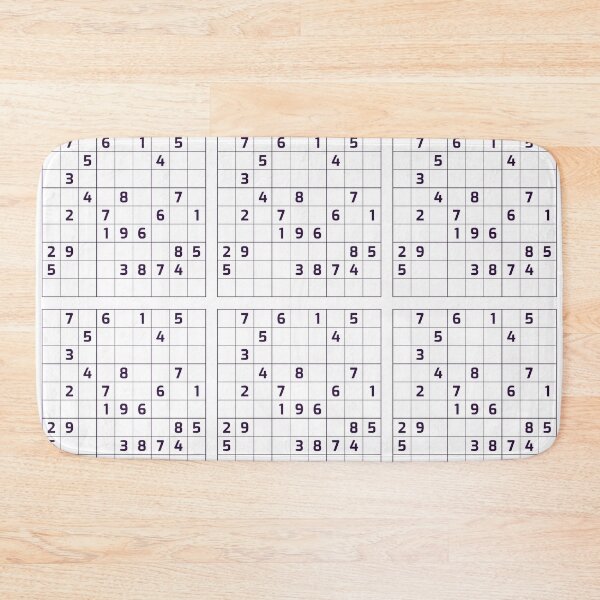 Item preview, Sudoku Puzzle Black and White | Puzzle #1 designed and sold by beanibooi.