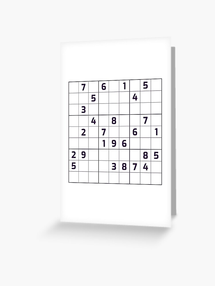Tarjetas de felicitación Puzzle Blanco y Negro Rompecabezas n. ° de beanibooi | Redbubble