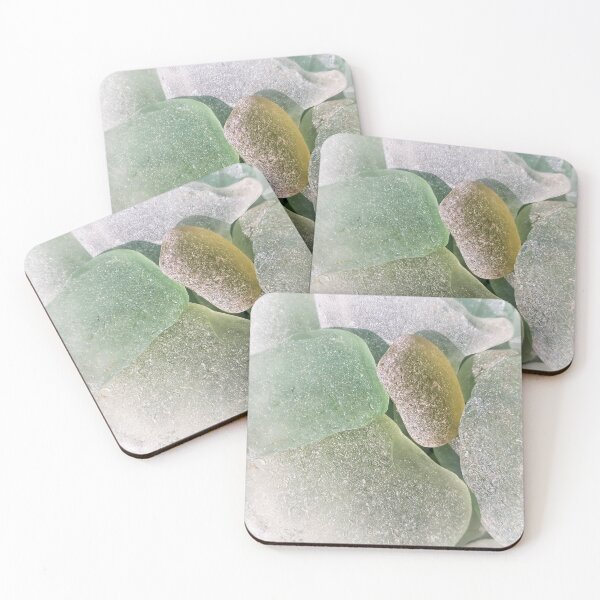 Item preview, Sea Glass Sea Foam Pale Subtle Tones designed and sold by Beachy.