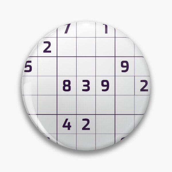 Item preview, Sudoku Puzzle Black and White | Puzzle #2 designed and sold by beanibooi.