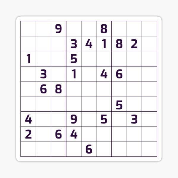 Item preview, Sudoku Puzzle Black and White | Puzzle #3 designed and sold by beanibooi.