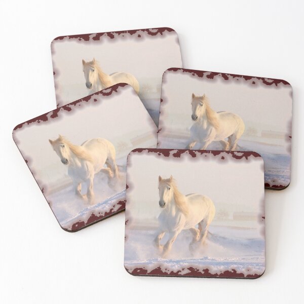 Item preview, Horse in a winter landscape designed and sold by Bettina2311.