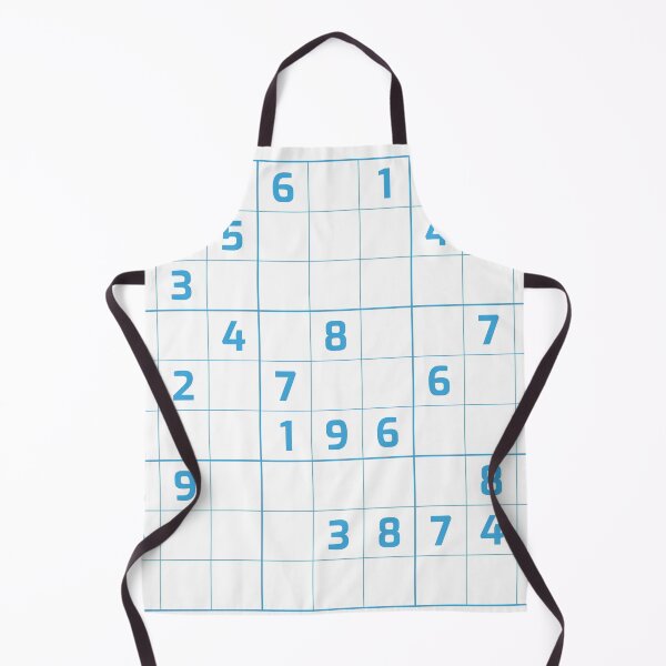 Item preview, Sudoku Puzzle Blue and White | Puzzle #1 designed and sold by beanibooi.