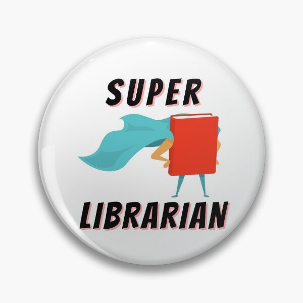 Item preview, Super Librarian (Black Text) - Book Lovers with Superhero Cape designed and sold by CaitU.