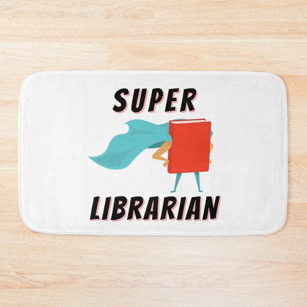 Item preview, Super Librarian (Black Text) - Book Lovers with Superhero Cape designed and sold by CaitU.