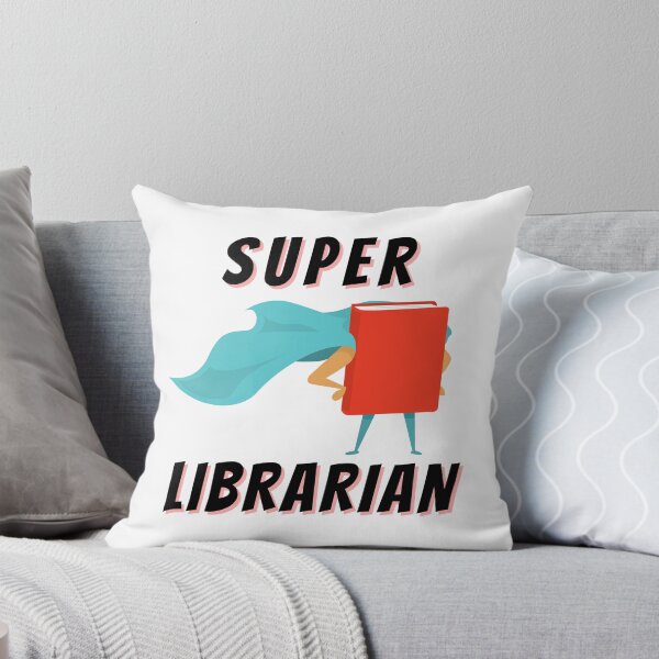 Item preview, Super Librarian (Black Text) - Book Lovers with Superhero Cape designed and sold by CaitU.
