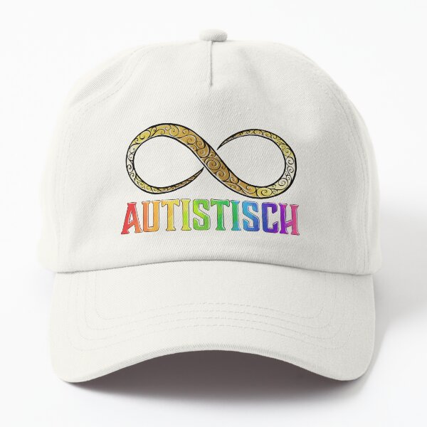 Autistisch - met gouden infinity Dad Hat