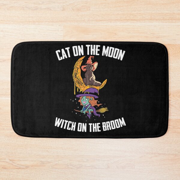 Item preview, Cat On The Moon WItch On The Broom Witch Bells Spells designed and sold by Nessshirts.