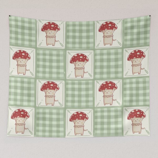 Item preview, Mushroom Cat Pattern designed and sold by Sweets-trolley.