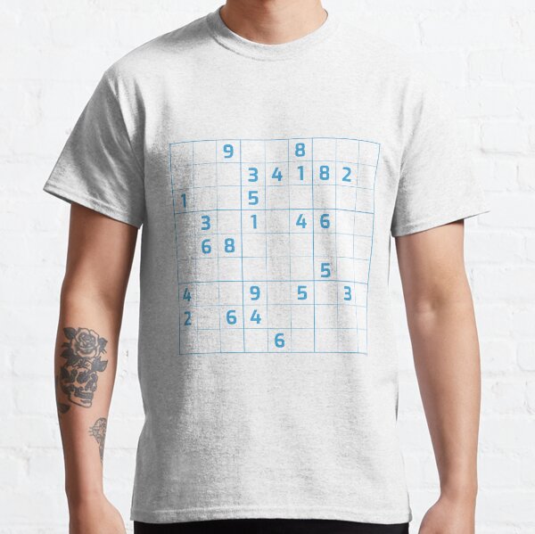 Item preview, Sudoku Puzzle Blue and White | Puzzle #3 designed and sold by beanibooi.