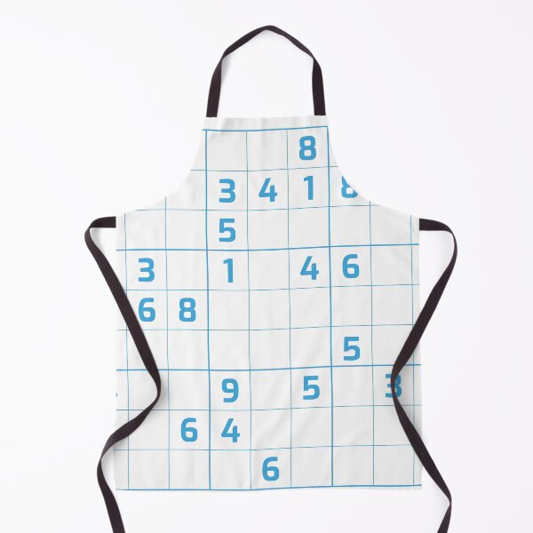 Item preview, Sudoku Puzzle Blue and White | Puzzle #3 designed and sold by beanibooi.