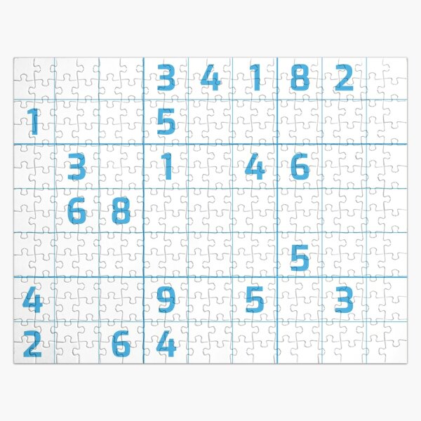 printable sudoku jigsaw puzzles redbubble