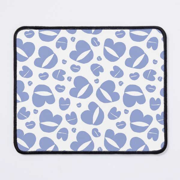 Item preview, blue lips on a white background designed and sold by Olga81creative.