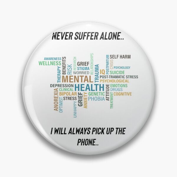 Item preview, Never suffer alone..I will always pick up the phone.. designed and sold by Kidzx6.