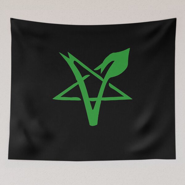 Item preview, Vegan Metal | Pentagram designed and sold by BananaKivi.