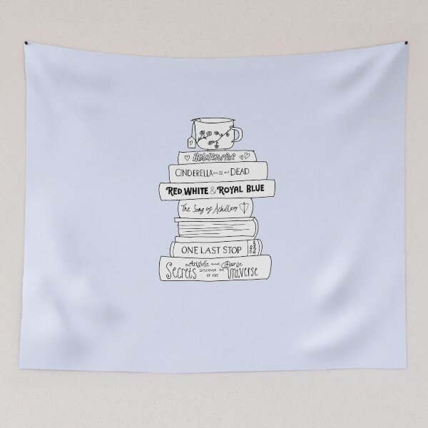 Item preview, LGBTQ+ book stack designed and sold by bookloversclub.