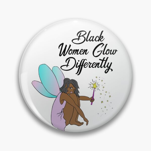 Item preview, Black Women Glow Differently designed and sold by Baboki.
