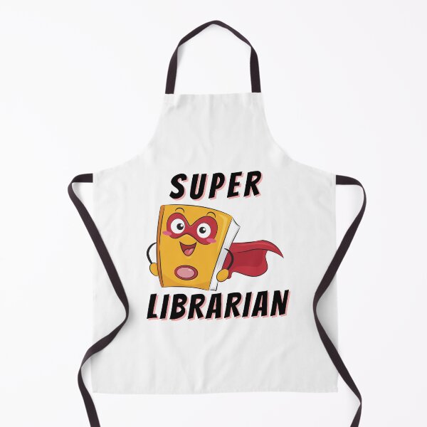Item preview, Super Librarian with Mask (Black Text) - Book Lovers with Superhero Cape designed and sold by CaitU.