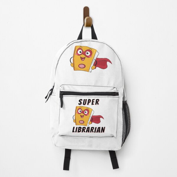 Item preview, Super Librarian with Mask (Black Text) - Book Lovers with Superhero Cape designed and sold by CaitU.