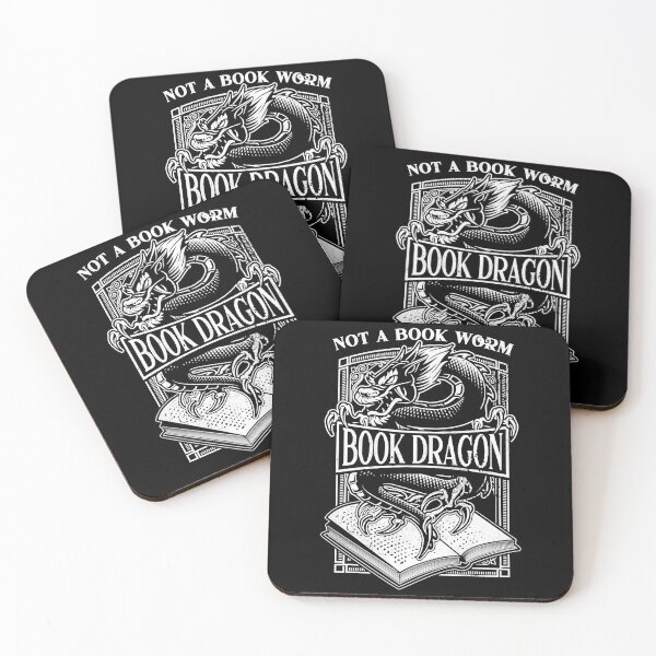 Item preview, Not A Book Worm Book Dragon Reading designed and sold by fefego818x.