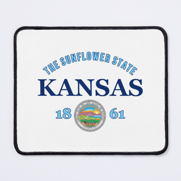Item preview, Kansas Pride Flag Native Home Sunflower State  designed and sold by The Junto Shop.