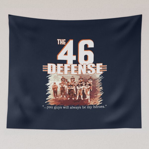Item preview, 46 Defense - Chi Bears - 1985 - Superbowl (Navy Background) designed and sold by BearDownDesigns.