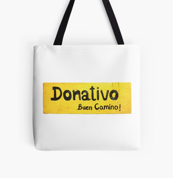 Artikel-Vorschau von Das Donativo-Schild auf dem Camino, designt und verkauft von Caminovi.