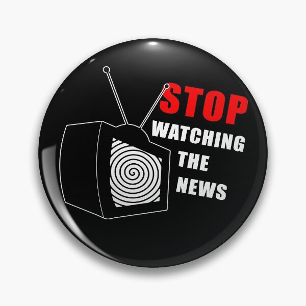 Item preview, Stop Watching The Fake News, Brainwashing TV designed and sold by ArtOfRebellion.