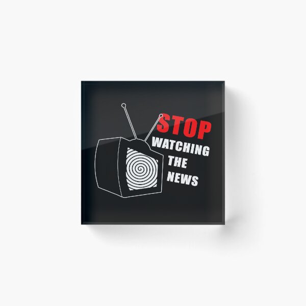 Item preview, Stop Watching The Fake News, Brainwashing TV designed and sold by ArtOfRebellion.