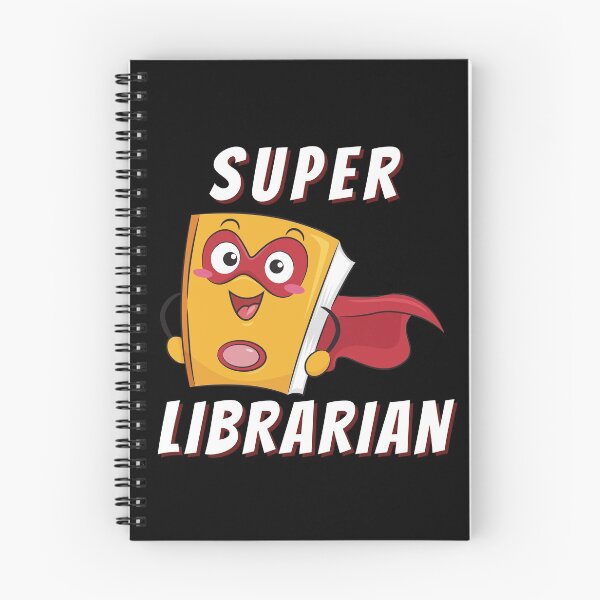 Item preview, Super Librarian with Mask (White Text) - Book Lovers with Superhero Cape designed and sold by CaitU.