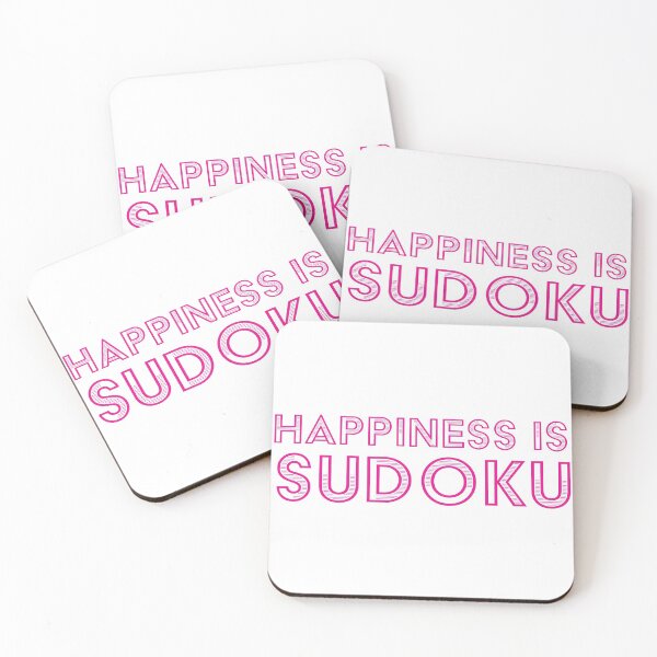 Item preview, Happiness is Sudoku | Pink Version designed and sold by beanibooi.
