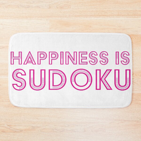 Item preview, Happiness is Sudoku | Pink Version designed and sold by beanibooi.