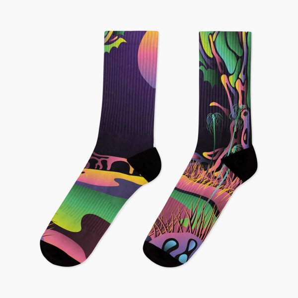 Item preview, Psychedelic forest landscape  designed and sold by Golden-Peace.