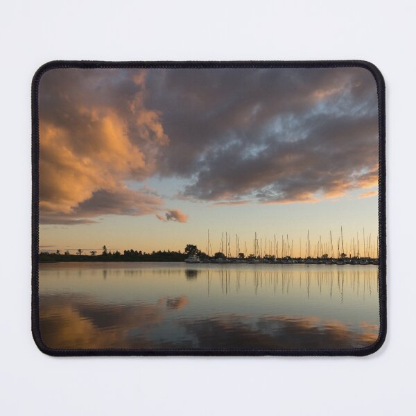Item preview, Boats and Clouds Summer Sunset designed and sold by Georgia Mizuleva.