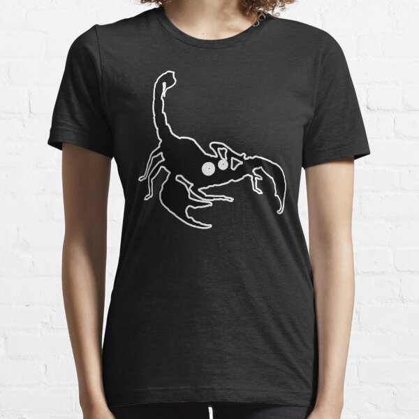 ABSTRACT BLACK SCORPIO - FUNNY SCORPION WITH SURPRISED LOOK // Ink Design Essential T-Shirt