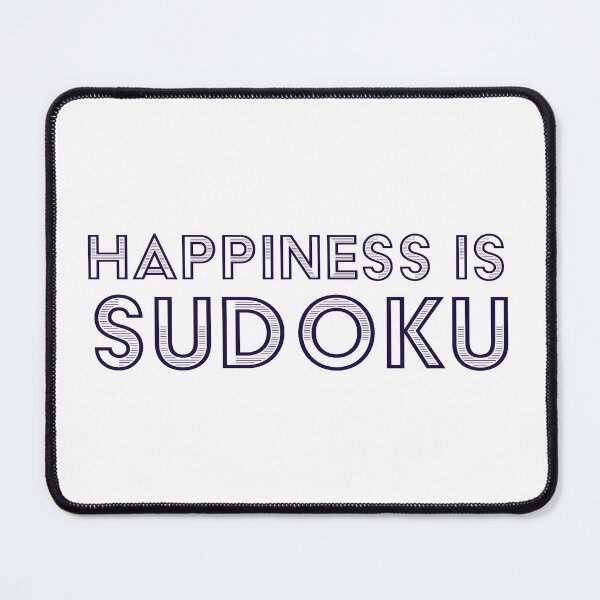 Item preview, Happiness is Sudoku designed and sold by beanibooi.