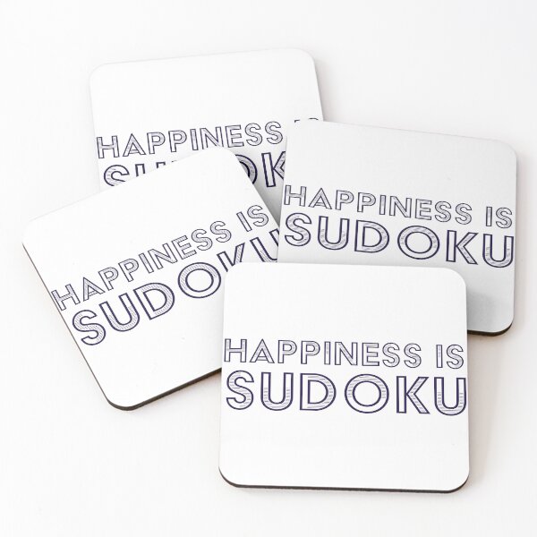 Item preview, Happiness is Sudoku designed and sold by beanibooi.