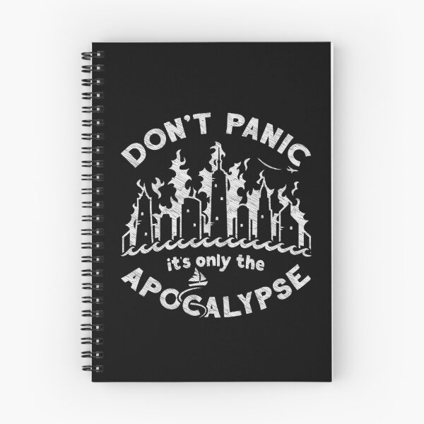Item preview, Don't Panic it's only the Apocalypse designed and sold by BethsdaleArt.